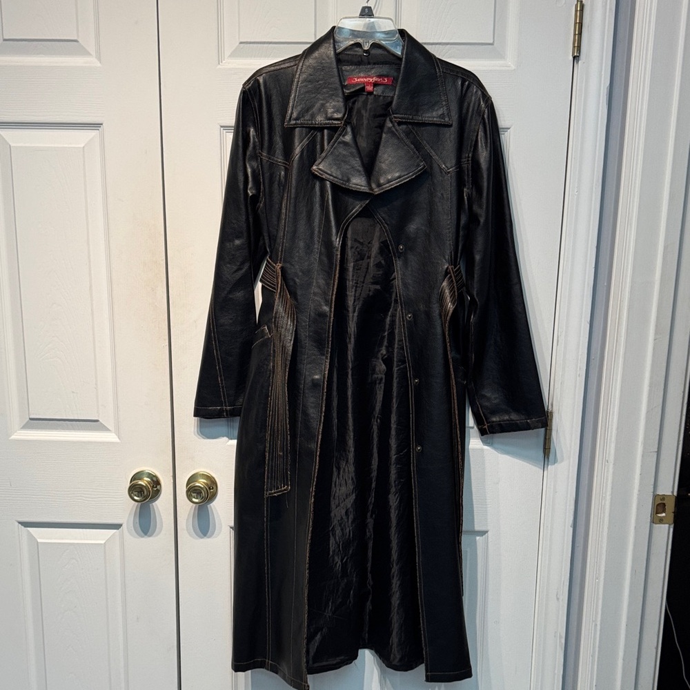 Ladies Black Trench